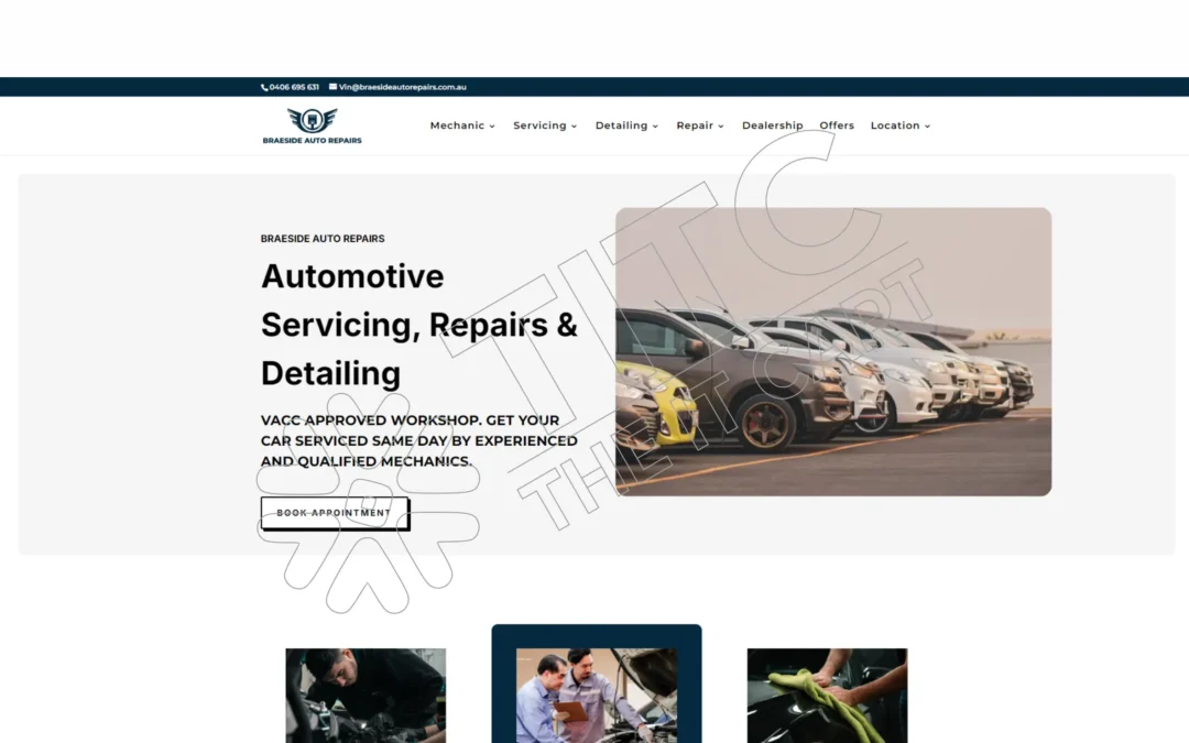 Braeside Auto Repairs Shop Digital Marketing