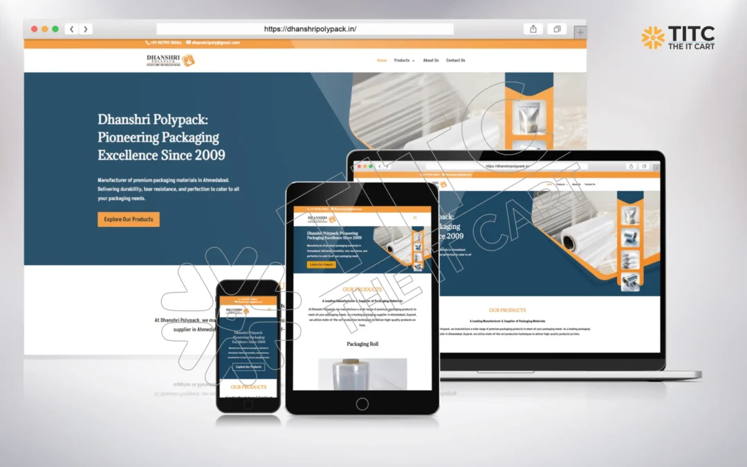 Dhanshri Polypack Website Design & Development