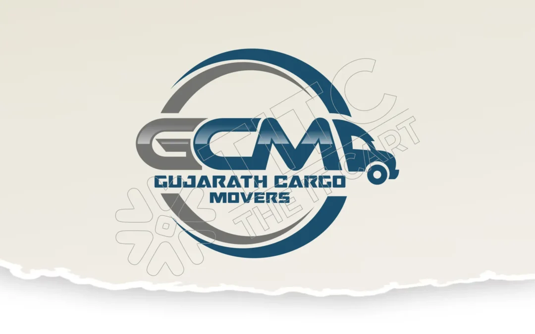 Gujarat Cargo Movers Logo Design