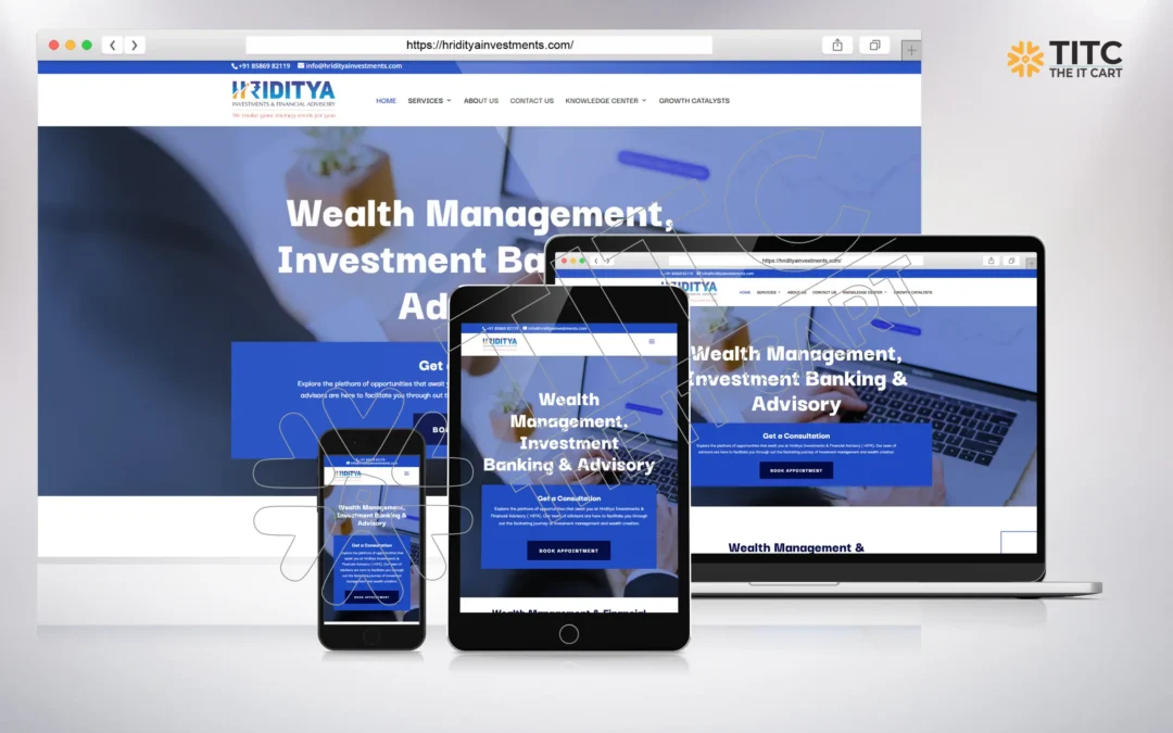 Hriditya Investments Website Design & Development