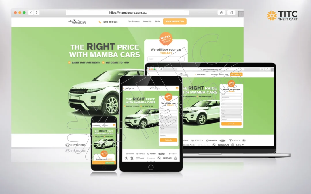 Mamba Cars Website Design & Development