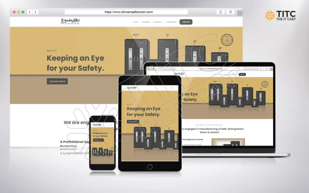 Shivam Safe Locker Website Design & Development